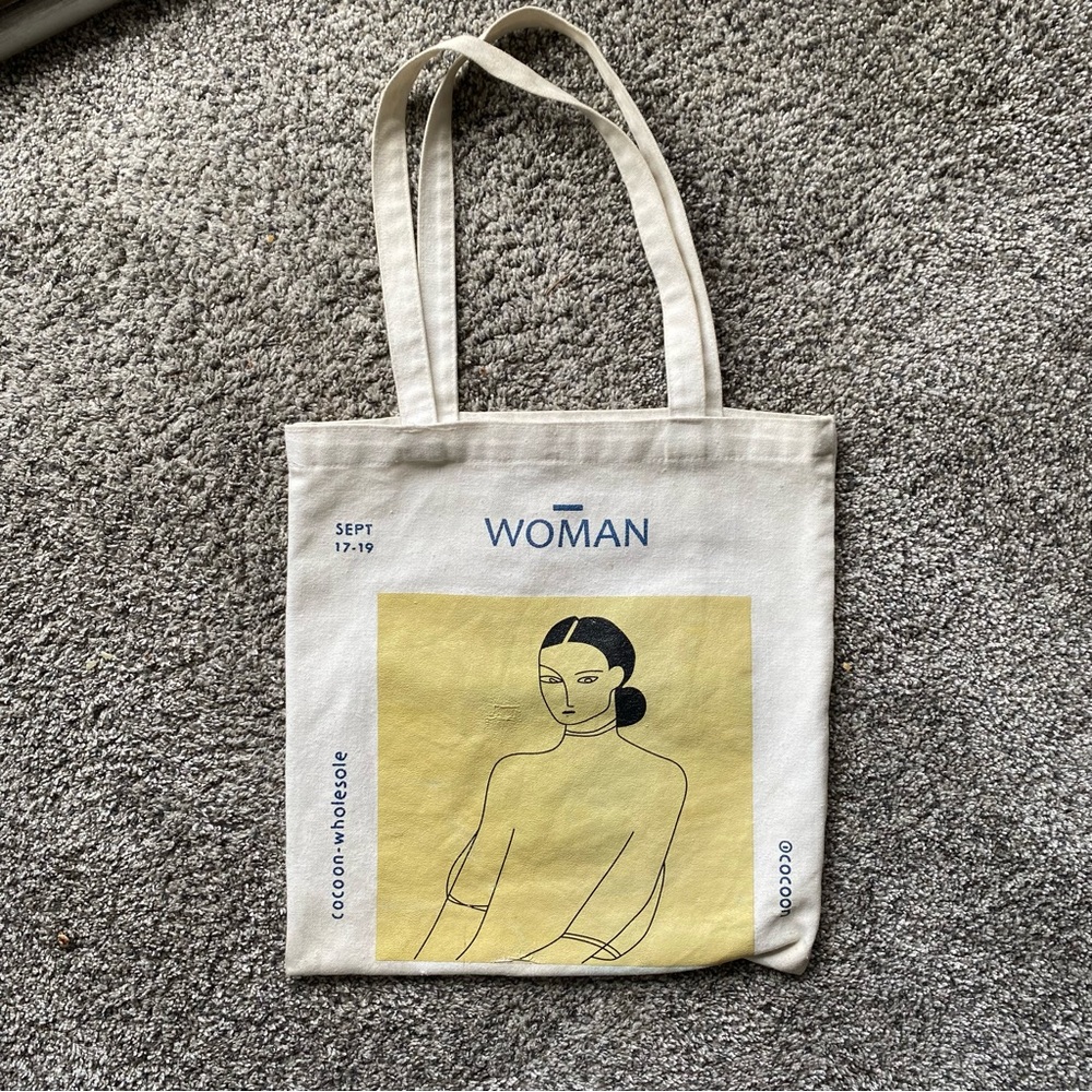 Cream Tote Bag